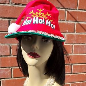Christmas Santa Bling Hat